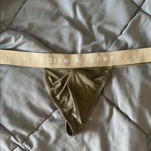 Parke & Ronen Olive Thong